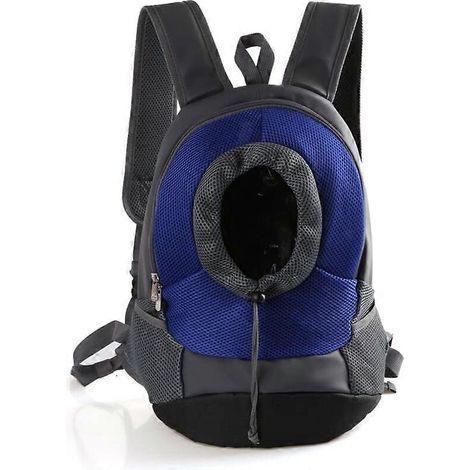 Sac de transport extérieur pour chien en nylon portable, sac à dos en filet pour animaux de compagnie. (1/5)