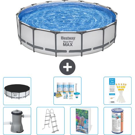 Bestway Steel Pro MAX Rund - 457x122 cm - 8-teilig S556