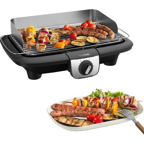 Tefal Easygrill Adjust Inox Tischgrill Schwarz Inox (1/5)
