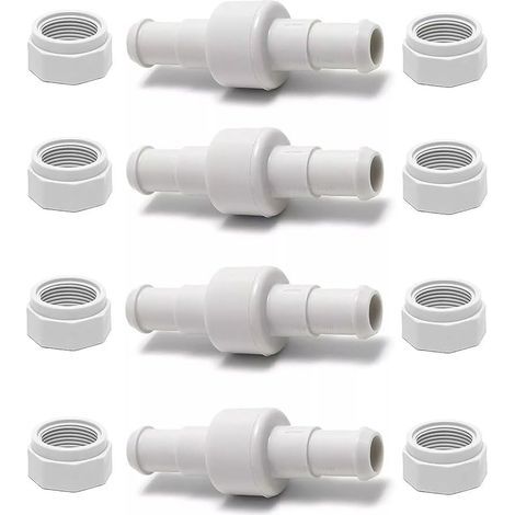 Juego de 4 kits de mangueras giratorias para piscinas D20 y tuercas D15 para Polaris 280, repuestos para limpiafondos Polaris 280, 380 y 180. (1/5)