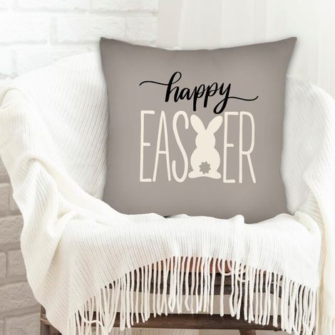 Housse de coussin 45x45 cm en polyester fermeture à glissière pour salon chambre décoration de la saint-valentin