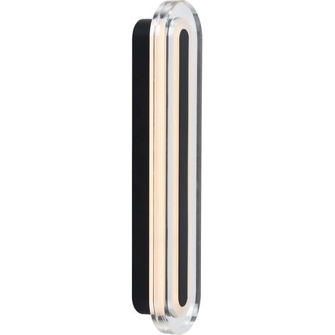 Applique murale Cavara PMMA Noir ,  H. 35 - IP44 - LEDModule /  Nordlux Intérieur