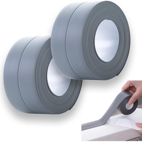 Stück selbstklebendes Dichtungsband, wasserdichtes Band, selbstklebendes Dichtungsband, Dichtungsband, Dichtungsband für Küchen-, Toiletten- und Badewannenfugen (1/5)