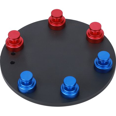 Support PCB universel avec base magnétique, fixateur de carte mère en fer, outil de réparation électronique, support ajustable pour circuit imprimé (1/5)