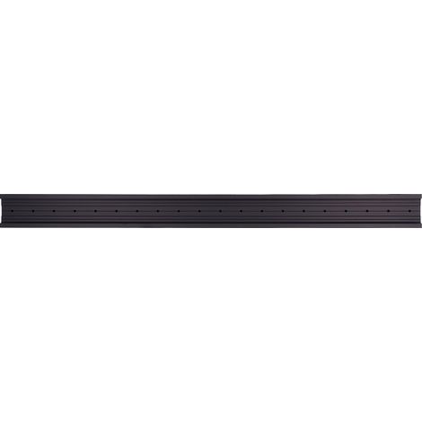 Profilé aluminium en V noir encastrable 500mm pour rail linéaire de guidage, impression et gravure (1/5)