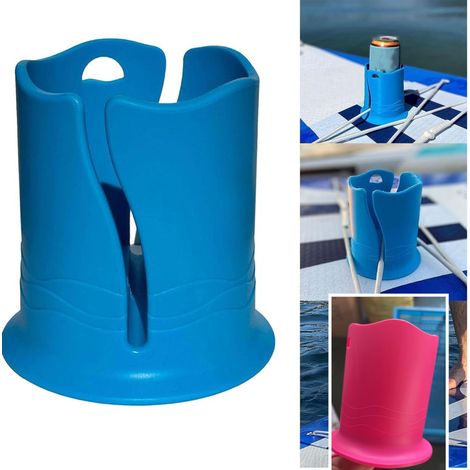 Porte-gobelet for kayak, porte-bouteille de surf, porte-gobelet with cordon, and TPR vert (1/4)