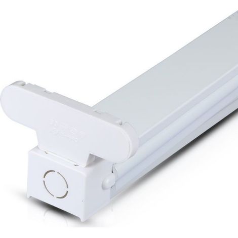Plafón doble V-TAC para 2 tubos LED T8 de 150 cm en hierro IP20