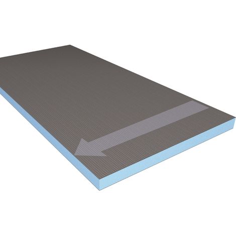 Receveur de douche à poser 120 x 60 cm – Panneau pré-penté wedi Fundo – Noyau XPS étanche – Épaisseur 40 mm pour installation rapide