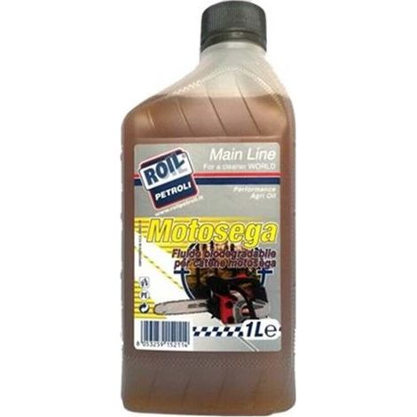 Olio lubrificante per catene motosega ROIL petroli Main Line (biodegradabile) 1 litro