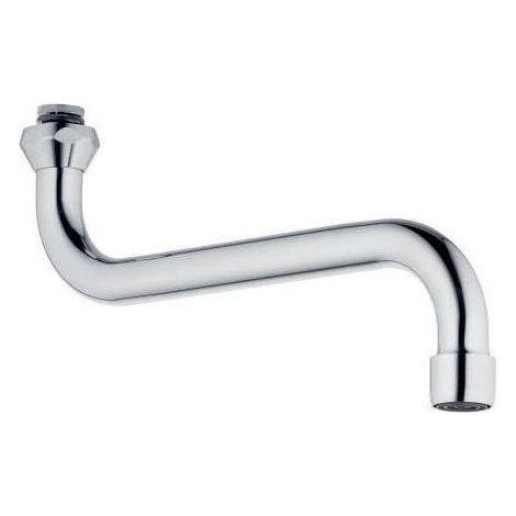 S-Auslauf 440232 für Eichelberg Ausladung 200mm Verschraub. 3/4'' chrom (1/3)