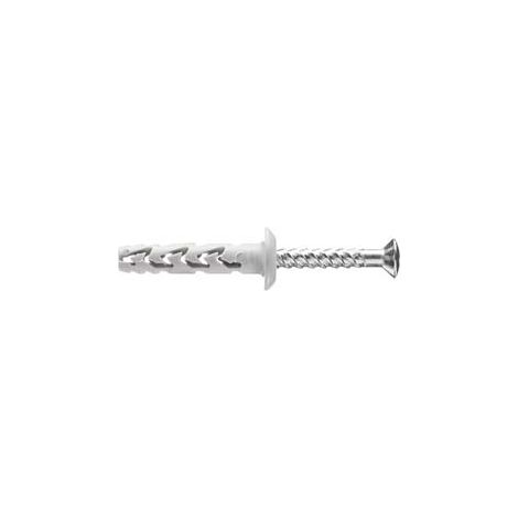 TASSELLO IN NYLON PROLUNG. CON VITE TSP PZ COLLARINO BOMBATO JTX TB/V- - ø mm.6x35 - 200 pezzi ELEMATIC