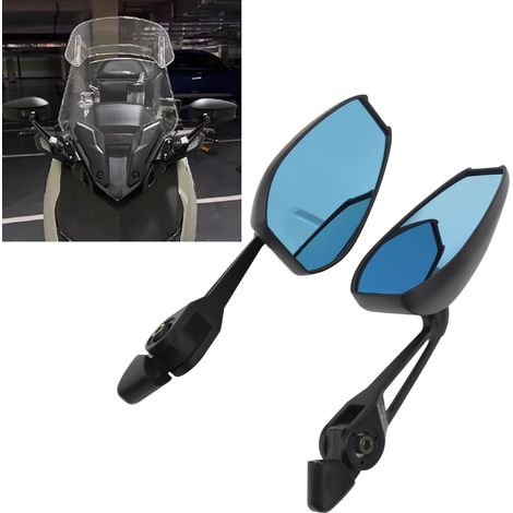 Kit de modification moto pour déplacer les rétroviseurs vers l'avant avec un support avant, adapté pour YAMAHA X-MAX 300 2023 (numéro de pièce : rétroviseur à tige courte). (1/5)