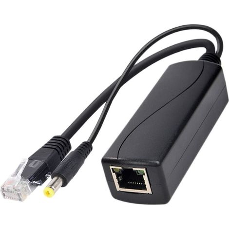 PS5712TG Gigabit Power over Ethernet Splitter 10/100/1000Mbps RJ45 Supporta IEEE802.3 Af At (30W) PoE (1/4)