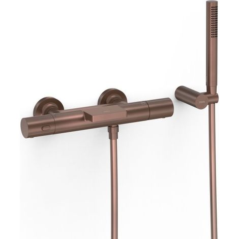Robinet thermostatique mural pour baignoire et douche Over-wall Volcanic - TRES 19017428VO