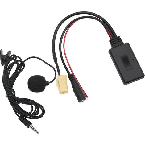 Module Bluetooth pour voiture compatible avec 159, radio, entrée AUX, câble d'appel mains libres avec remplacement de microphone. (1/5)