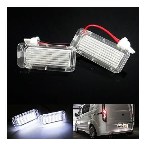 LED License Plate Light White License Plate Light for Ranger T6 TKE T6.2 RA 2013 Transit MK8 Transit Custom Connect (1/5)