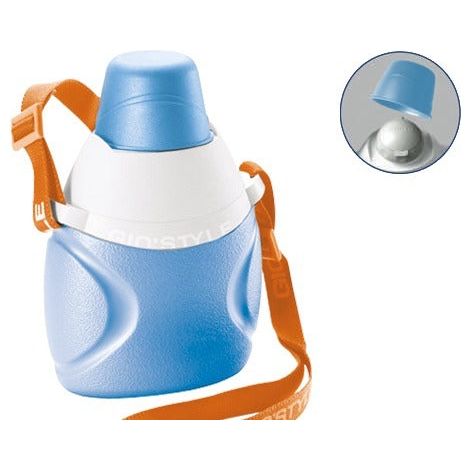 Bouteille portable avec bandoulière et bouchon en verre au gaztyle 1 Lt