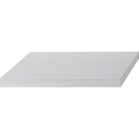 King Home Mensola Tamburata In Mdf Bianco 60X25X5H confezione da 8 pezzi (1/2)