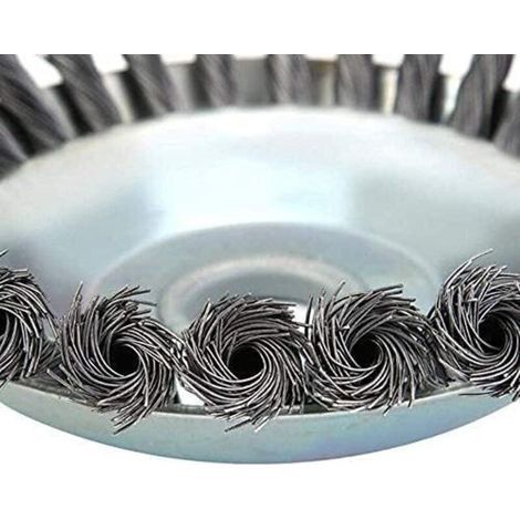 Tête de Débroussailleuse Universelle 150 x 25,4mm Fil d’Acier pour Tondeuse à Gazon 6 Pouce Désherber Ronde pour Élimination Efficace de la Mousse Outils de Pelouse Jardin (1/3)
