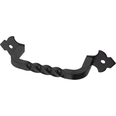 de porte coulissante de style grange vintage noir de 120 mm