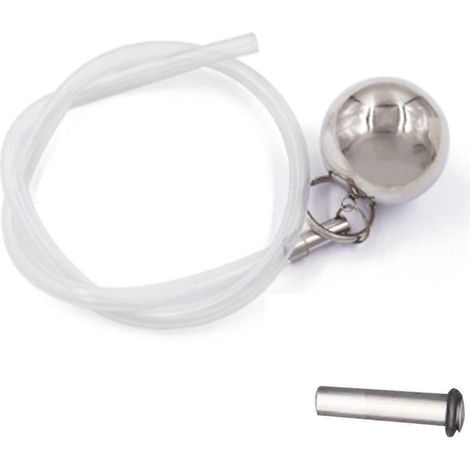 Flotteur à bille flottant en acier pour bière avec tube en silicone, accessoires de nettoyage pour fût, vanne à bille, tube de 60 cm (1/5)