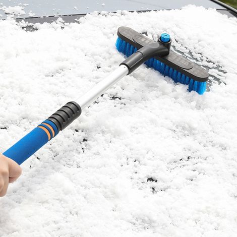 Grattoir télescopique à neige pour voiture, pelle à neige et brosse pare-brise, outil portable de déneigement (1/5)