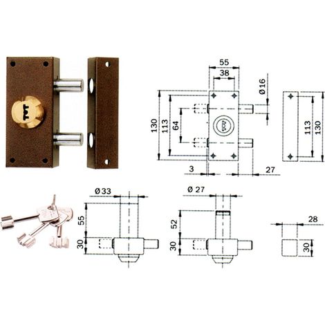 Deviatore Vis Laterale Pompa Mm 60 Senza Aste 910215 ISEO