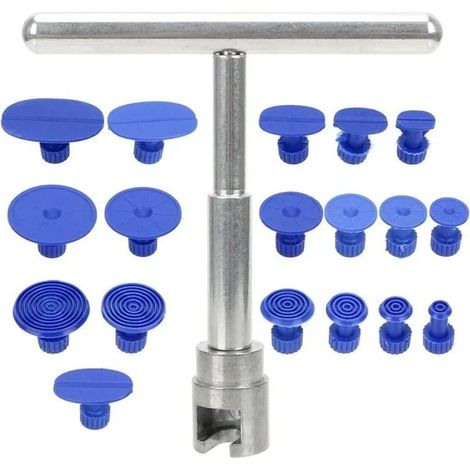 Outil De Redressage - Acier Chrome Vanadium 56 Hrc - Réparation Carrosserie Auto - Kit 5 Embouts (1/5)