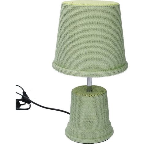 Lampada da tavolo comodino verde 18x33H cm