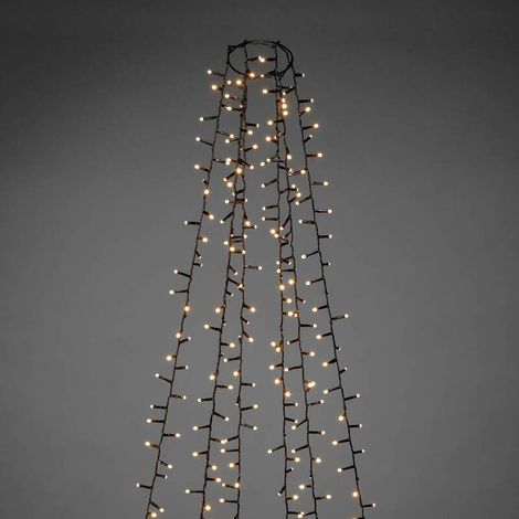 [NEUWERTIG] B-Ware Konstsmide Baummantel Baumumhang Micro LED Lichterkette Bernstein Außen 400cm (1/2)