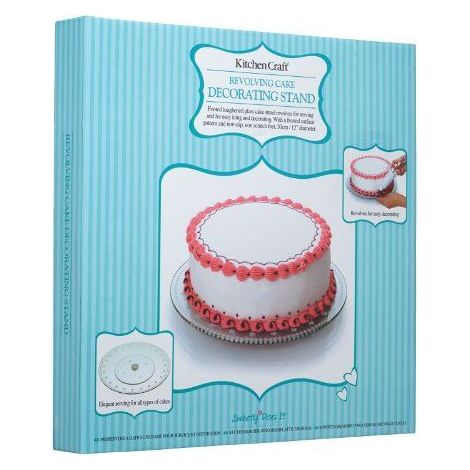 Plateau tournant pour gâteau Sweetly Does It, boîte cadeau, verre, 30 cm (1/2)