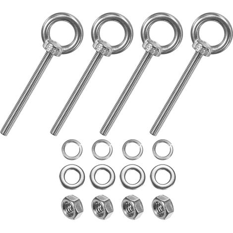 4-Sets Boulons à œil en acier inoxydable M5x60mm Boulon à œil (1/5)