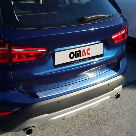 OMAC Ladekantenschutz Stoßstangenschutz für BMW X1 E84 2012-2015 Facelift – Edelstahl gebürstet (1/5)