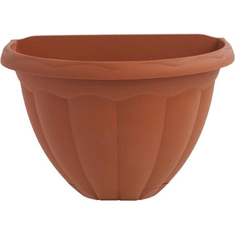 PLASTIKEN maceta pared 30x20x20 cm terracota , Maceta pared 30 cm TerracotaPlástico inyectado de alta calidadDimensiones exteriores: 30 x 20 x 20 cmDimensiones interior