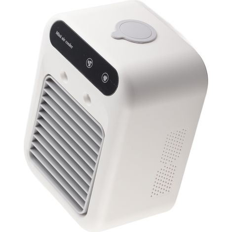 Mini-Tischventilator mit Wasserkühlung, 2 Geschwindigkeitsstufen, Luftbefeuchter, für Zuhause, Schlafzimmer, Büro (1/5)