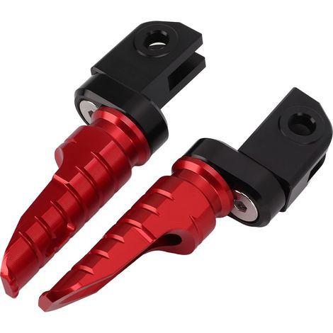 2 Pièces CNC Aluminiumyont Repose-pieds Remplacement 660V4 Tuono 660 V4 1100 – élégant et Repose-pieds (rouge) (1/5)