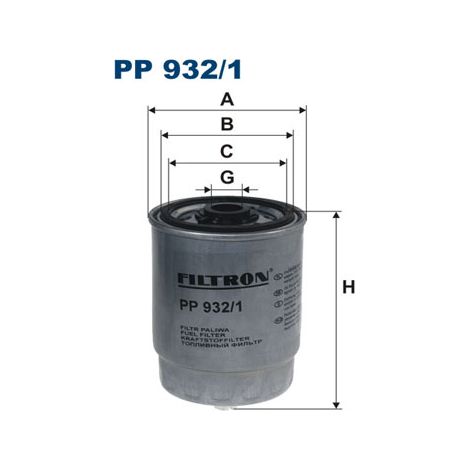 Kraftstofffilter PP932/1 Filtron