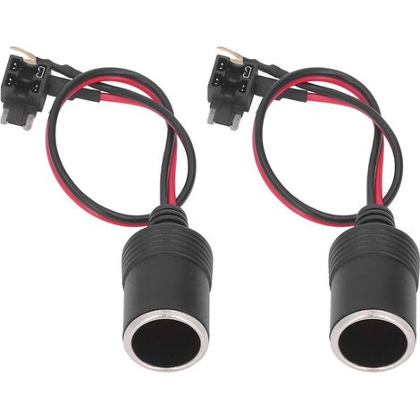 GARRYFIZH Paire d'adaptateurs de prise allume-cigare femelle 12-24 V CC pour Mazda (1/5)