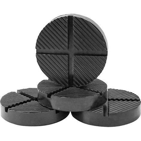 Adaptateur de patin de levage pour cric de plancher transversal de voiture, pièce de protection noire neuve (1/5)