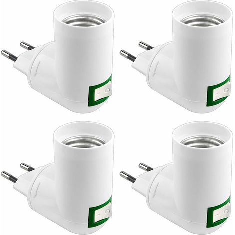Douille E27 avec interrupteur sans fil, support de lampe LED, 230 V CA, adaptateur E27 pour lampe de cuisine, mini applique murale (1/5)
