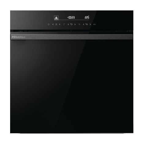 Hisense BI65346PDBGWIFI. Dimensione del forno: Largo, Tipo di forno: Forno elettrico, Capacità interna forno totale: 77 L. Posizionamento dell'apparecchio: Da incasso, Colore del prodotto: Nero, Ti...