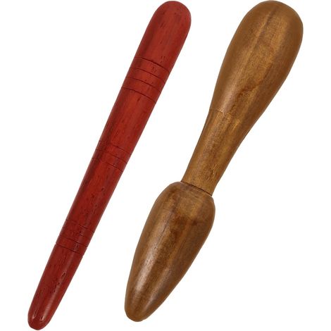 Filiyano – outil de réflexologie en – 4 bâtonnets de massage pour les pieds, outil de réflexologie en bois, bâtonnets de massage pour les mains (lot (1/5)