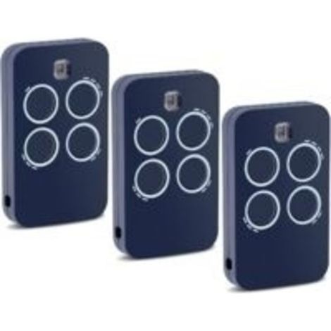 Lot de 3 Télécommande 433.92Mhz 4 Canaux Compatible avec Genius Echo TX4 433 RC, Echo TX2 433 RC, TE443H Bravo (1/5)