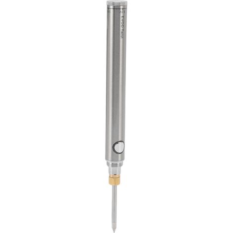 Stylo à souder rechargeable sans fil, outil de soudage à pointe de fer à souder rechargeable avec interface 510, argent (1/5)