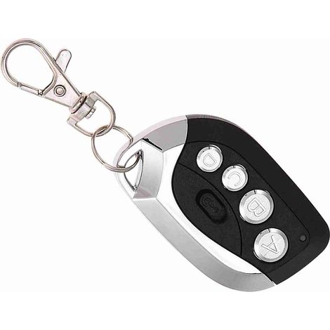 Duplicateur de télécommande universelle pour porte de garage/portail 433,92 MHz, noir (1/5)
