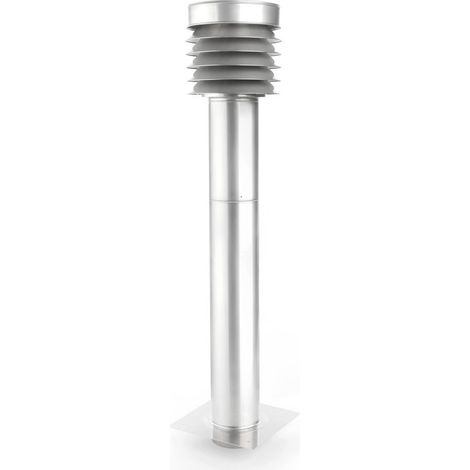 AWADUKT Thermo Ansaugturm m, Bodenplatte DN 200, geteilte Ausführung
