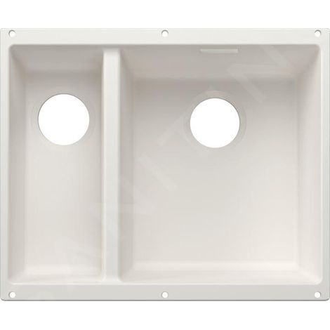 Blanco Subline 340/160 - Évier en silgranit, 53x40 mm, bac à droite, blanc 527815 (1/2)