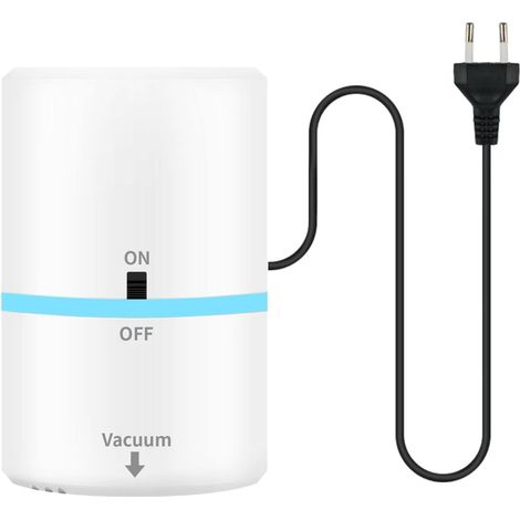 Pompe électrique sous vide 35 W pour sacs de rangement compressés, puissance 4,2 kPa, pompe portable pour vêtements, valises et sacs de voyage (1/5)