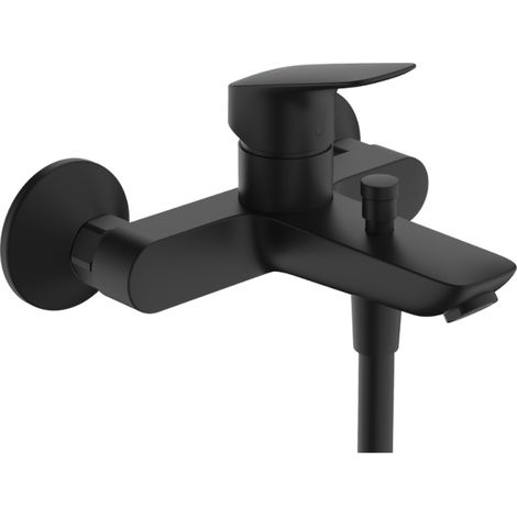 Hansgrohe Logis - Grifo de bañera, negro mate 71400670
