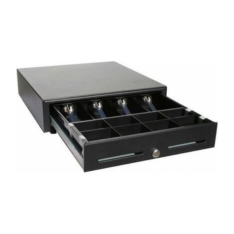 Tiroir-caisse hs-410/ manuel et automatique/ noir